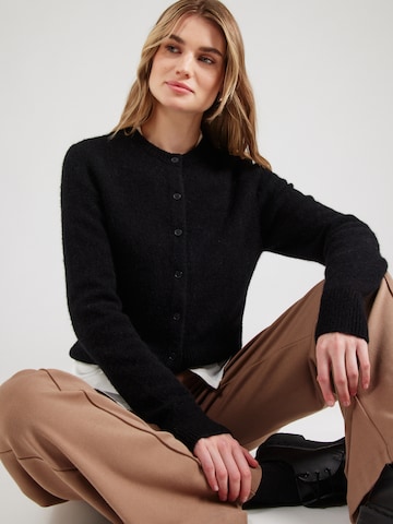 & Other Stories Knit cardigan in Black: front