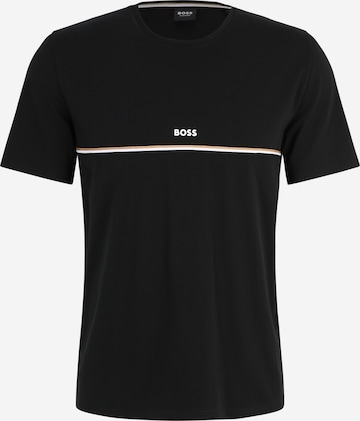 BOSS Black T-Shirt 'Unique' in Schwarz: predná strana