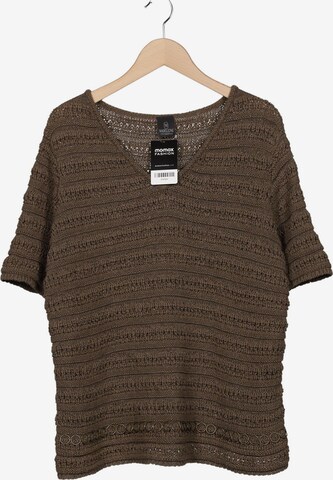 MADELEINE Pullover XXL in Braun: Vorderseite