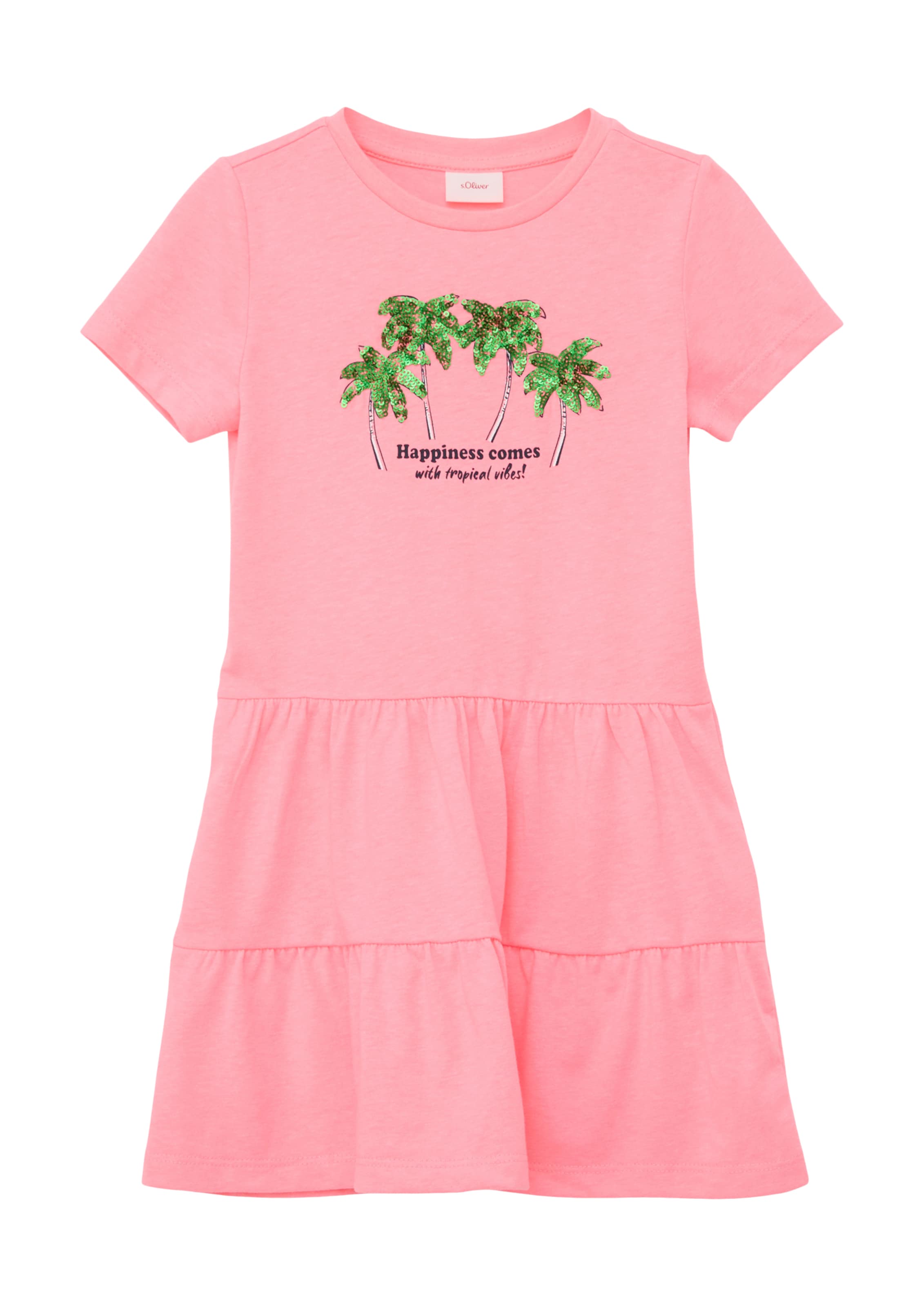 s.Oliver Jurk in Roze: voorkant