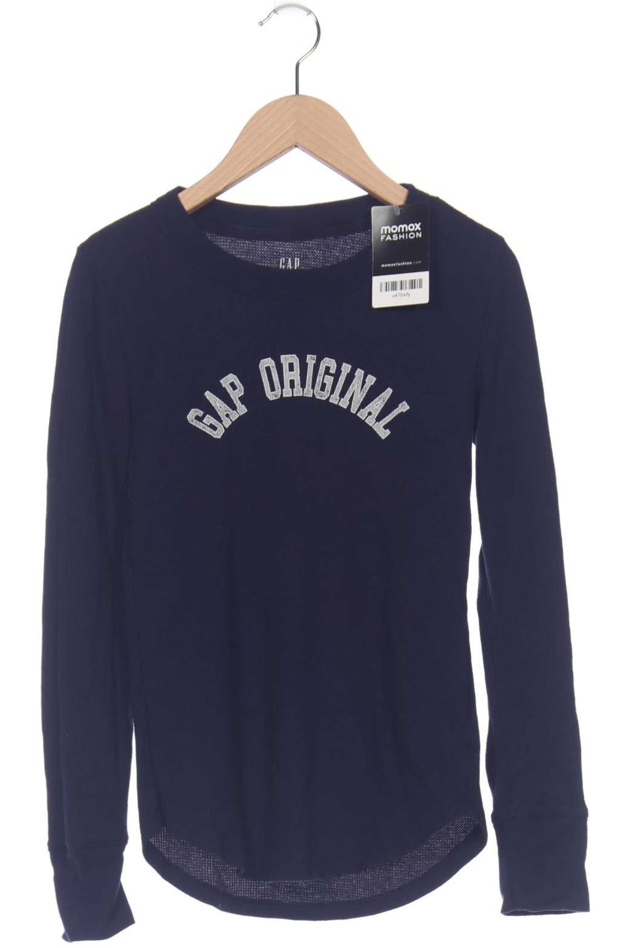 GAP Langarmshirt XS in Blau: Vorderseite