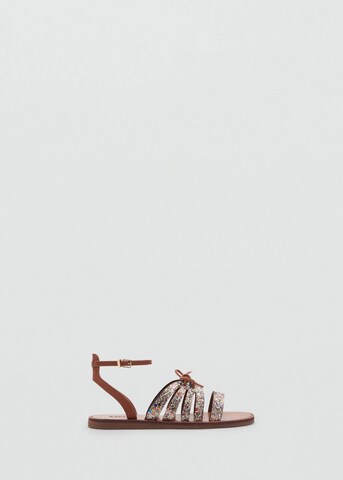 MANGO KIDS Sandale 'Deme' in Braun