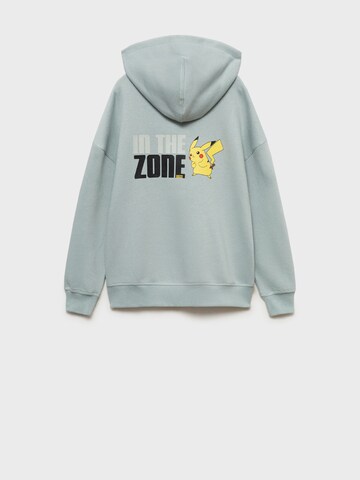 MANGO KIDS Sweatshirt 'POKEZONE' i grön