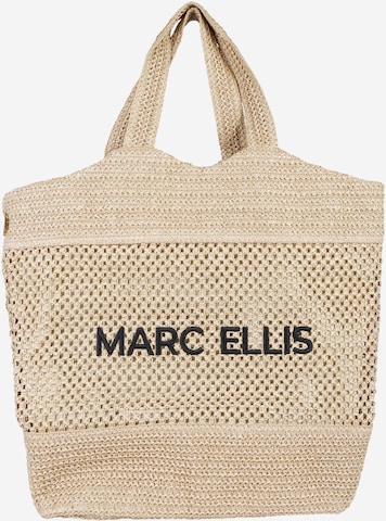 Marc Ellis - Shopper 'Buby Antigua' em bege: frente