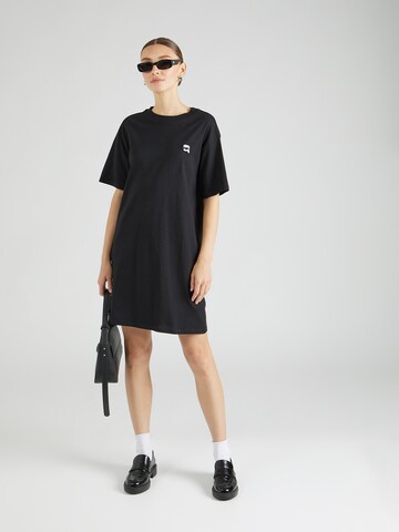 Karl Lagerfeld Šaty 'Ikonik 2.0' - Čierna: predná strana