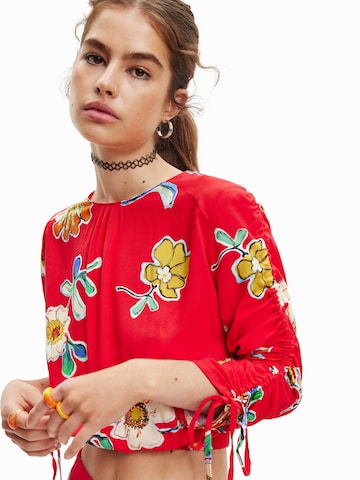 Desigual - Blusa 'Landi' en rojo