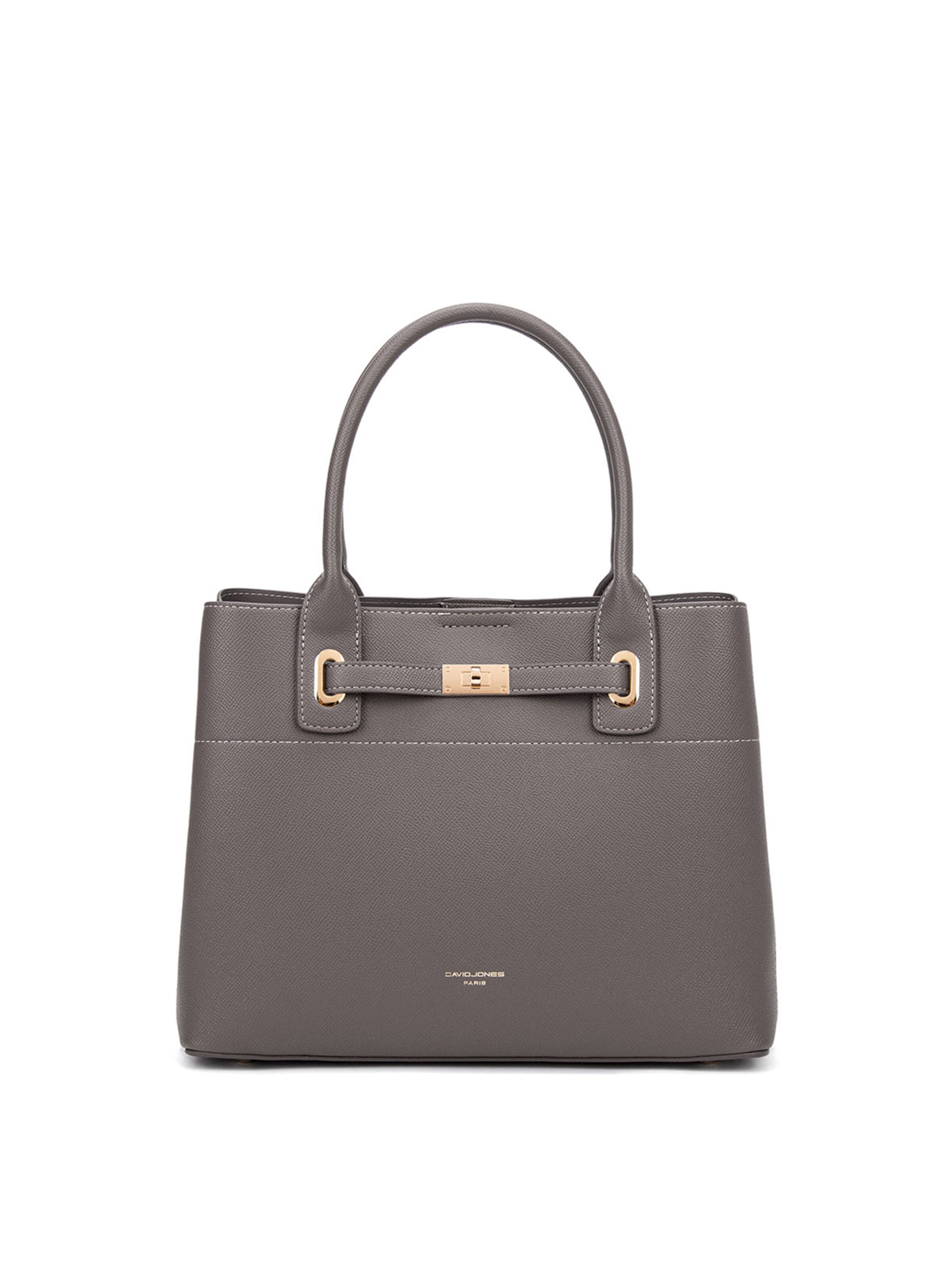 Borsa a mano di David Jones in grigio: frontale