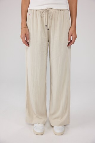 LIEBLINGSSTÜCK Pajama Pants in Beige: front