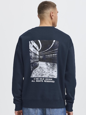 Pull-over ' SDHannes ' !Solid en bleu