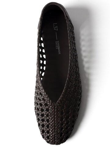 L37 HANDMADE SHOES Slipper 'REMEMBER THIS MORNING' in Brown