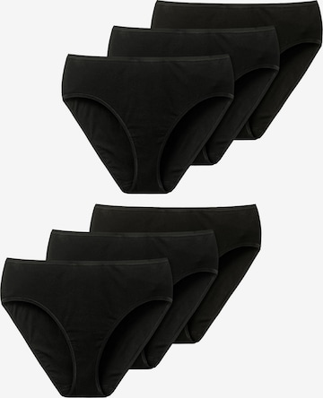 SCHIESSER Slip ' Essentials ' in Schwarz: Vorderseite