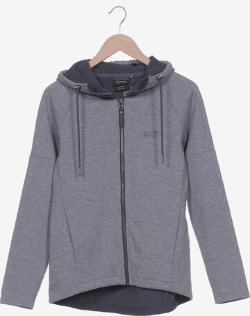 JACK WOLFSKIN Kapuzenpullover M in Grau: predná strana