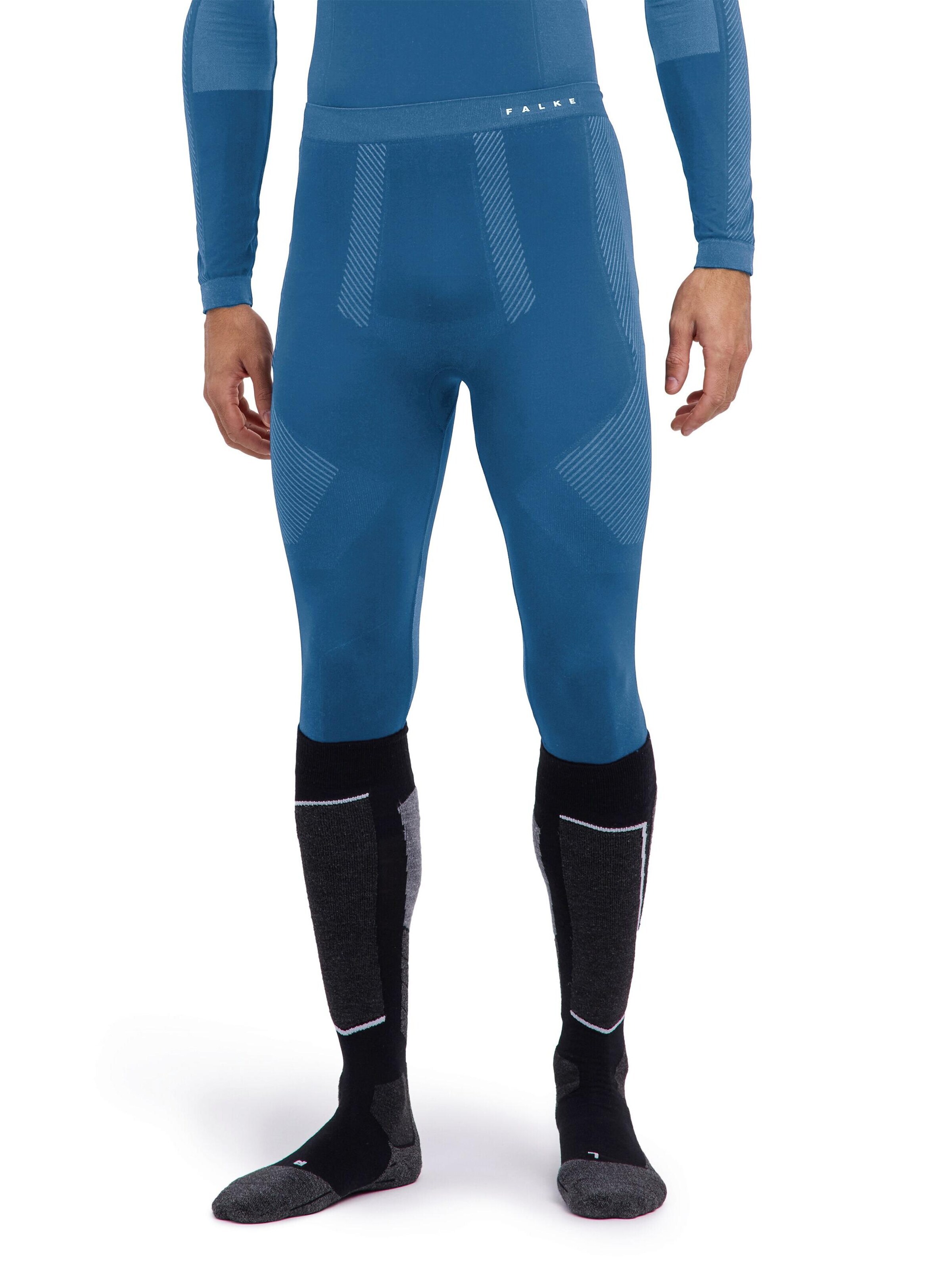 FALKE Sporthose '3/4'‌‌ in S/Slim in blue denim, Produktansicht