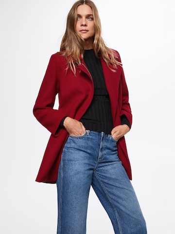 Manteau mi-saison 'SANDY' MANGO en rouge : devant