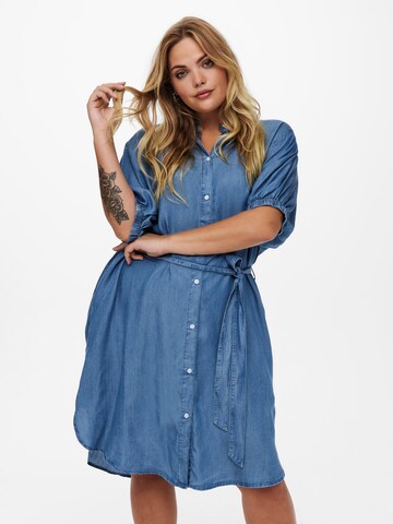 ONLY Carmakoma Shirt Dress 'Canto' in Blue