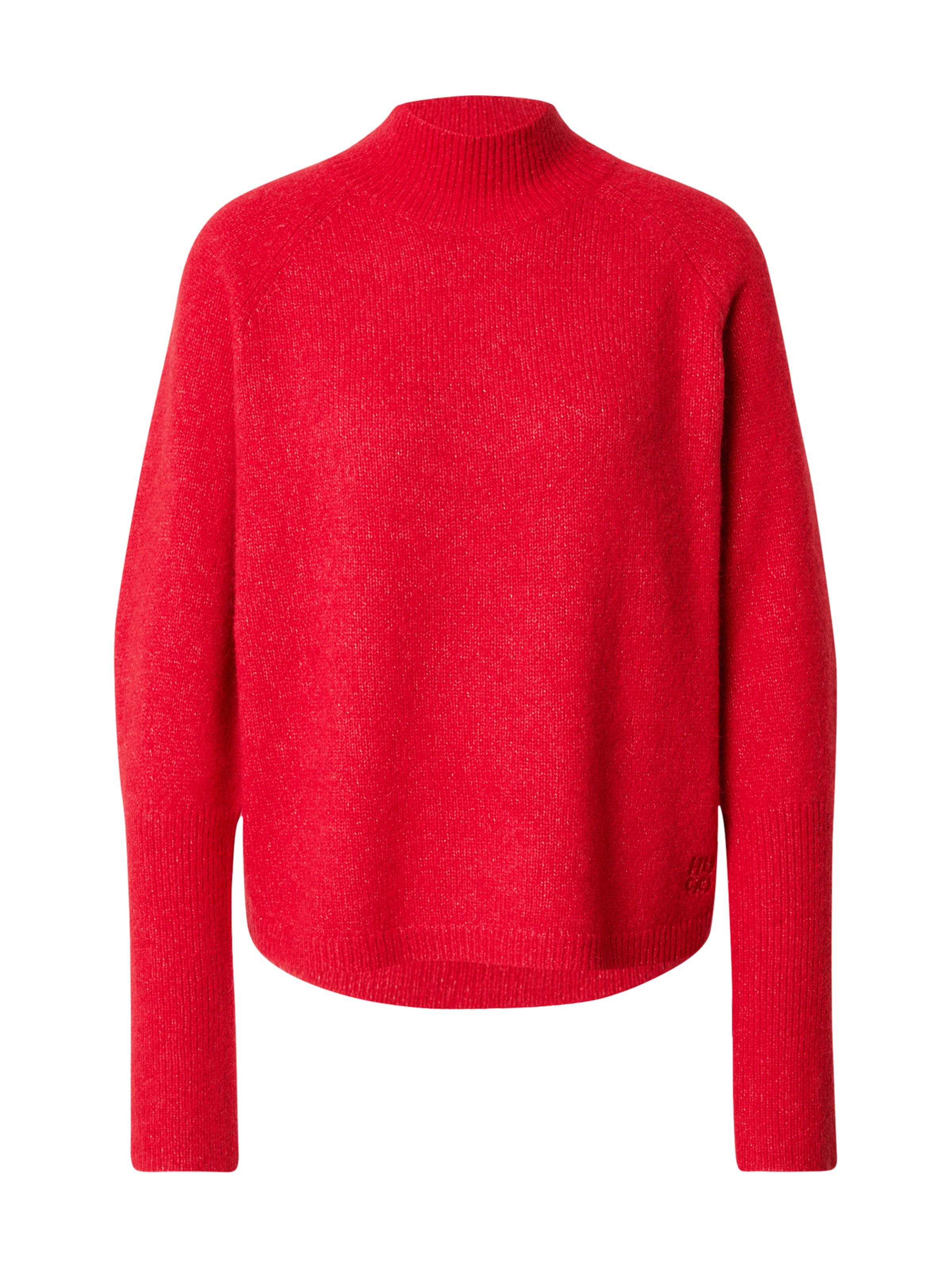 HUGO Πουλόβερ 'Surpio' σε κόκκινο: μπροστά