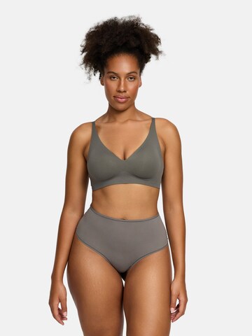 cfab (formerly creamy fabrics) Slip 'Hight-Waist Tanga' in Grijs