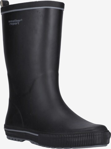 Weather Report Rubber Boots in Black