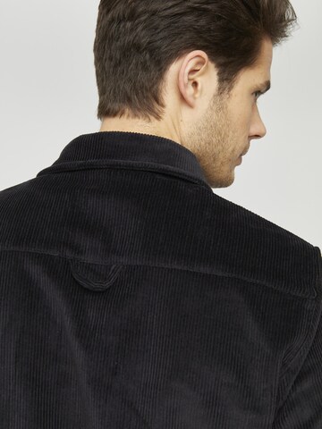 mazine Comfort fit Button Up Shirt 'Matlock Shirt' in Black