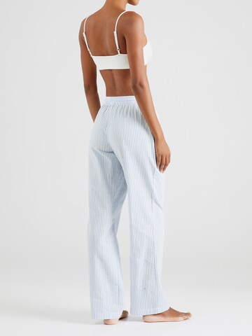 Hunkemöller Pajama Pants 'Seersucker' in Blue