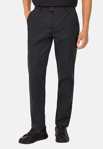 Coupe slim Pantalon Boggi Milano en bleu : devant