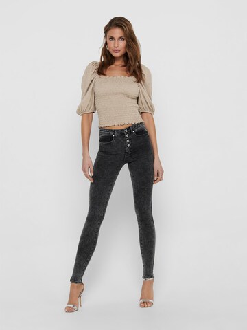 ONLY Skinny Jeans 'ROYAL' in Black