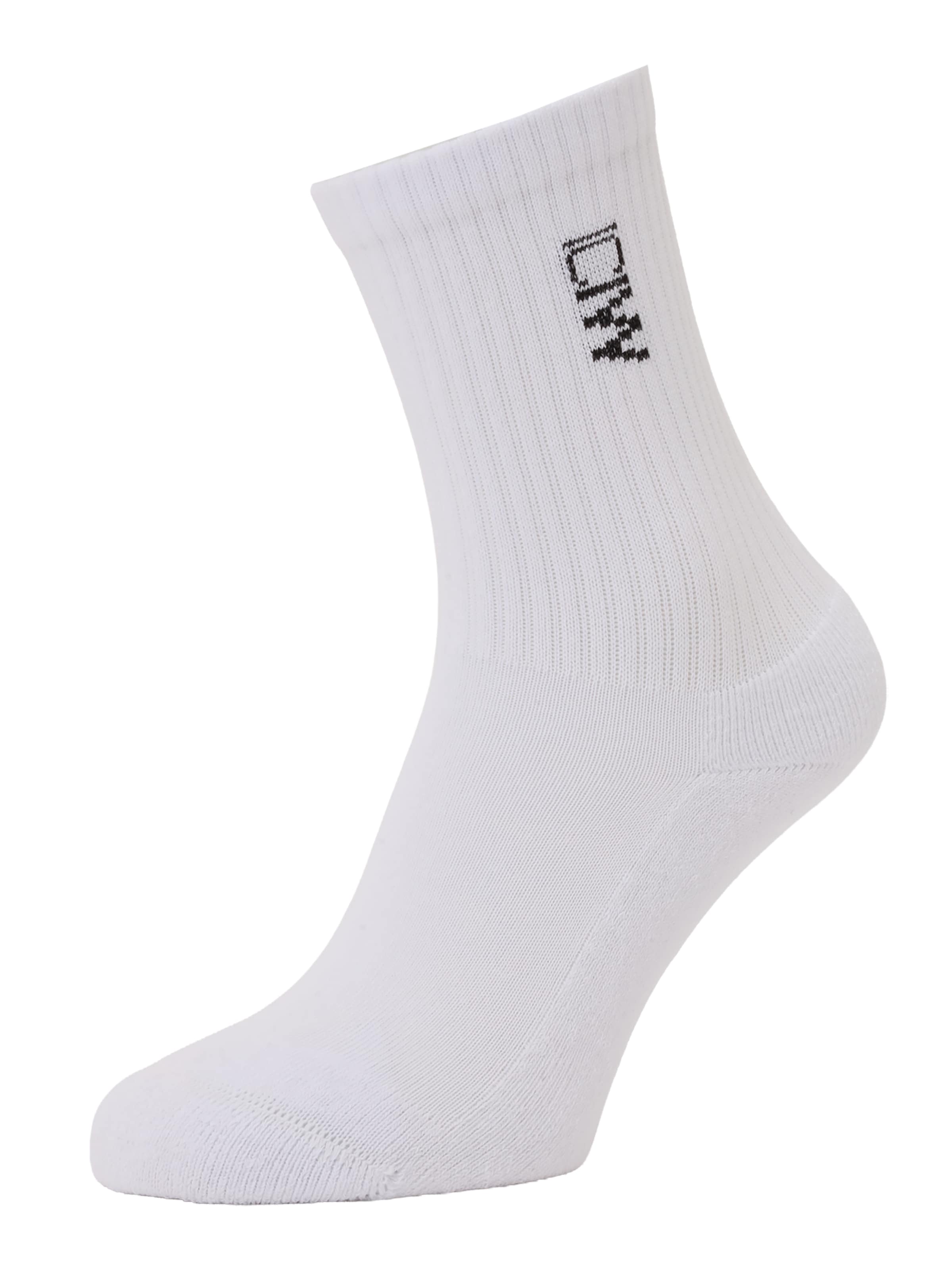 Chaussettes de sport ICANIWILL en blanc : devant