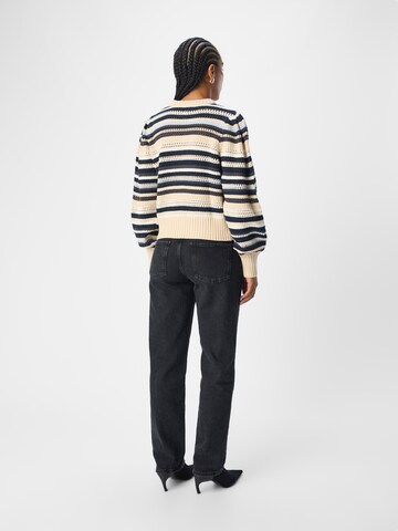 OBJECT Sweater 'OBJLola' in Beige