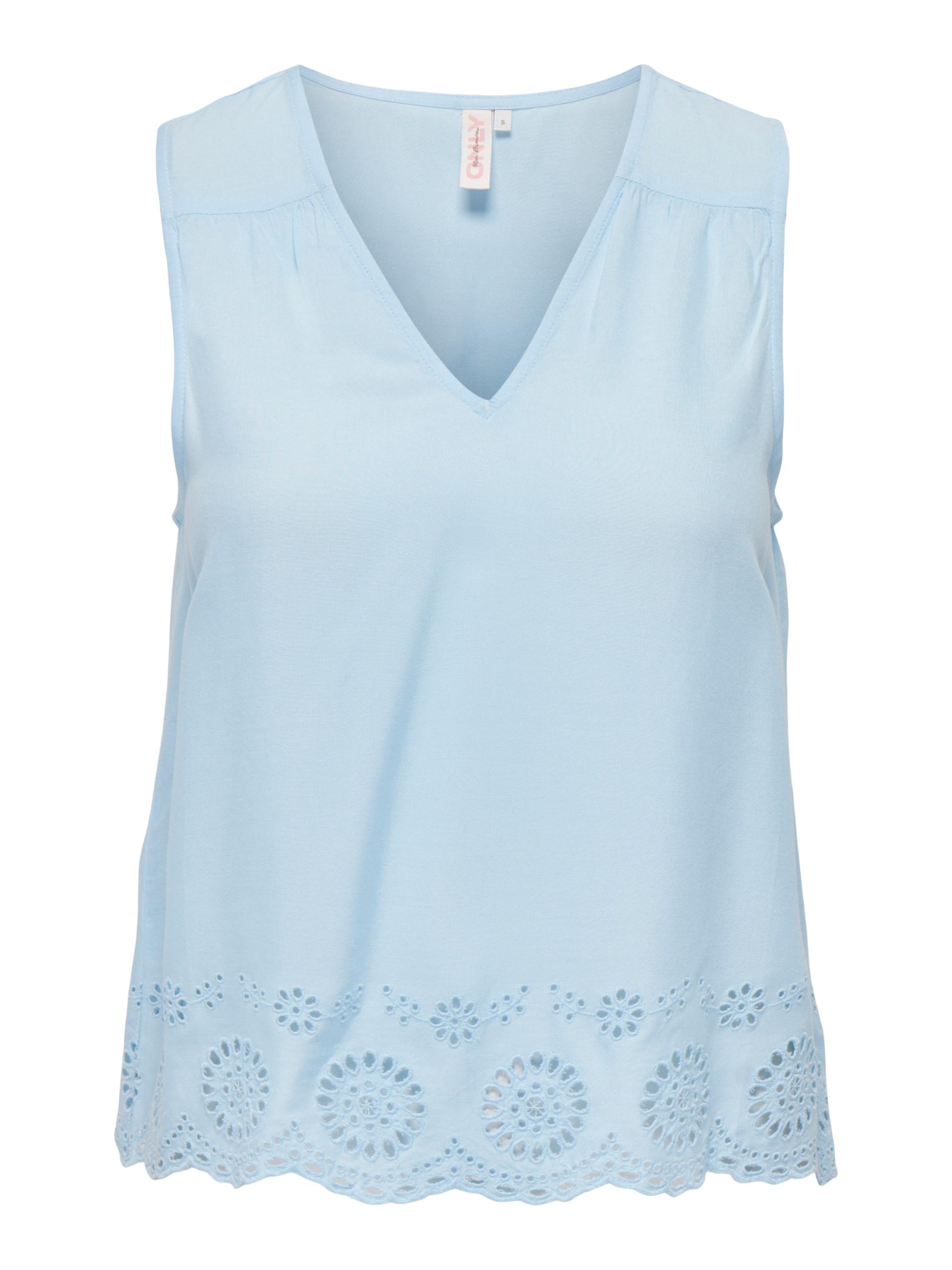 ONLY Blusa 'Sabira' en azul claro, Vista del producto