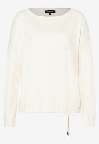 Pull-over MORE & MORE en blanc : devant