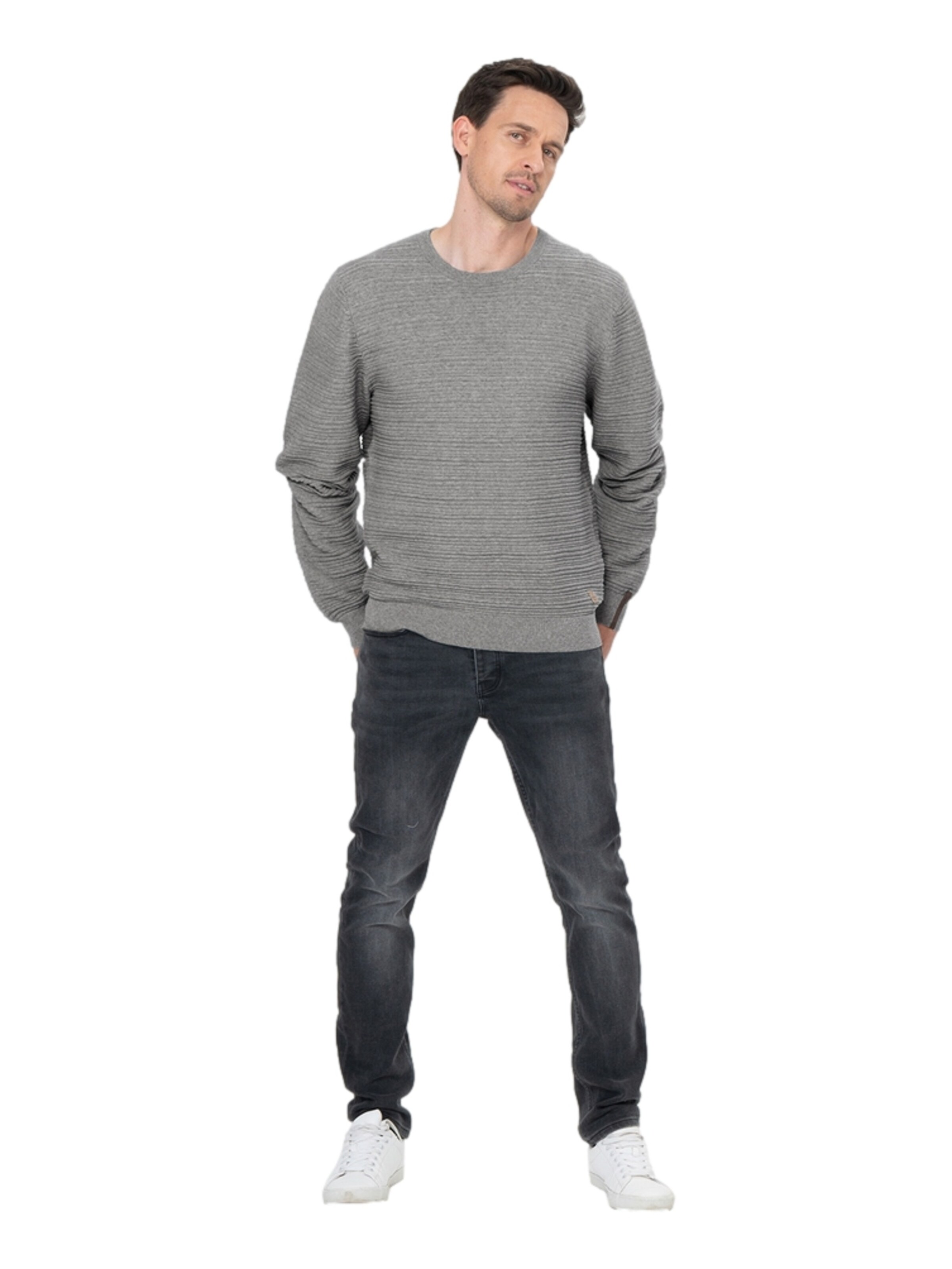 Key Largo Pullover 'Bern' i grå