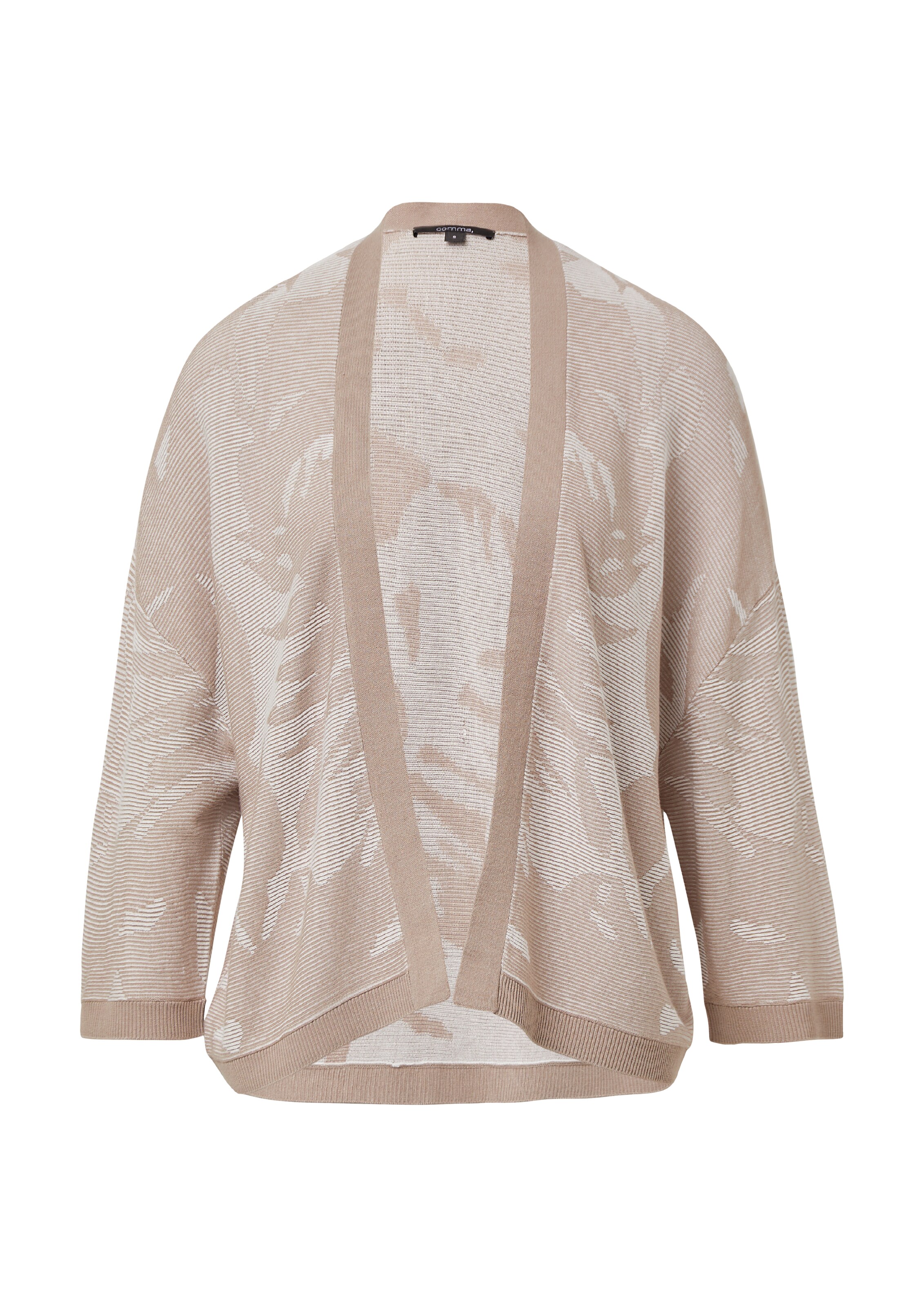 COMMA Gebreid vest in Beige: voorkant