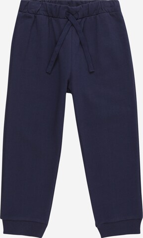 UNITED COLORS OF BENETTON Tapered Pants in Blue: front