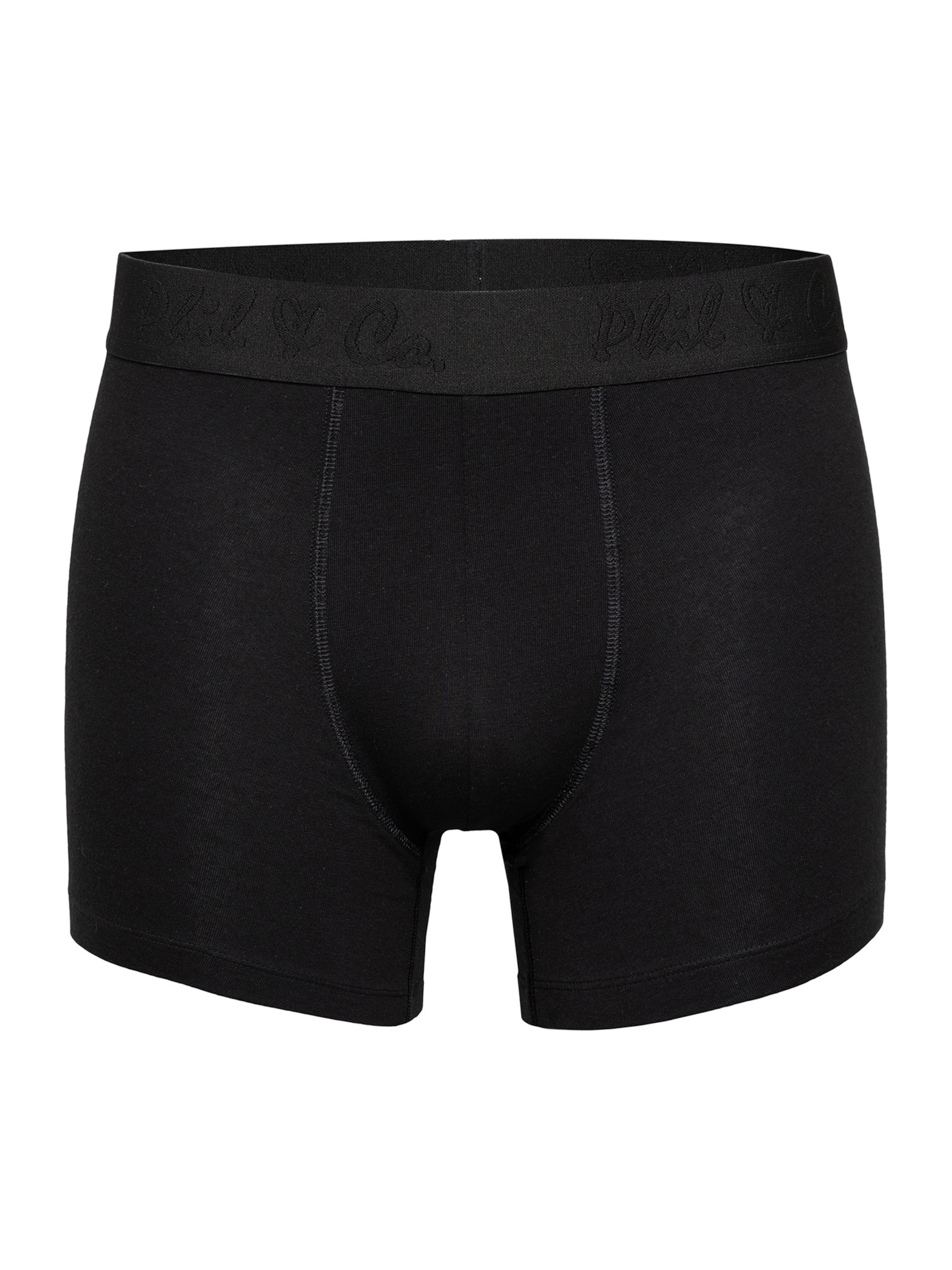 Phil & Co. Berlin Boxer shorts ' Jersey Core ' in Black
