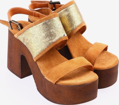 Get it Sandals & High-Heeled Sandals in 39 in Chocolate / Cognac / Gold, Item view