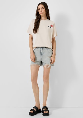 T-shirt QS en beige