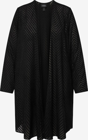 Ulla Popken Knit cardigan in Black: front