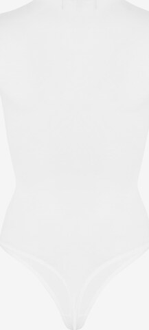 OW Collection Shirt Bodysuit in White