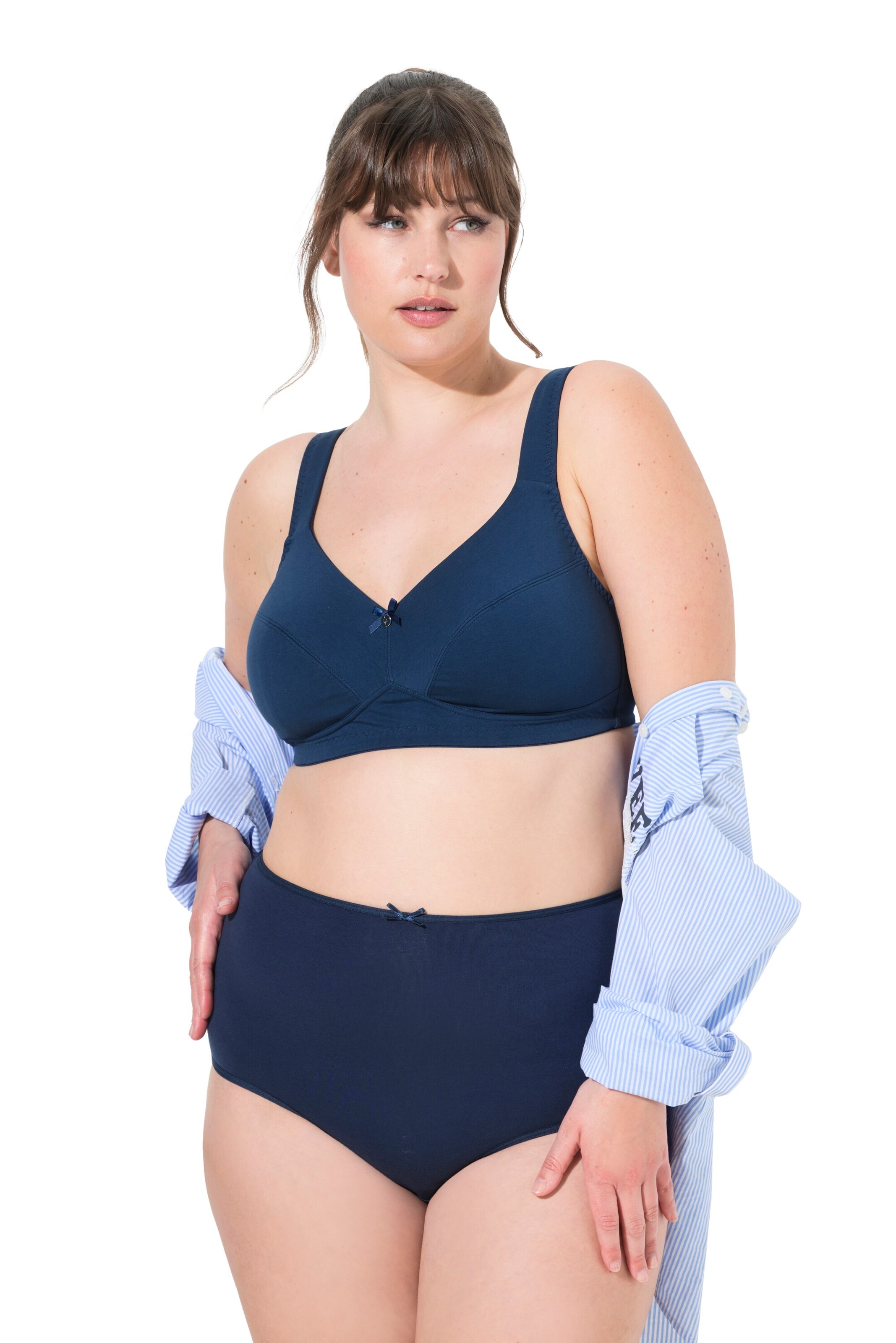Ulla Popken Slip in Blauw: voorkant