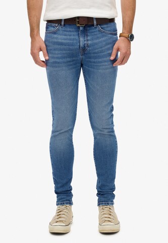 Skinny Jean Superdry en bleu : devant
