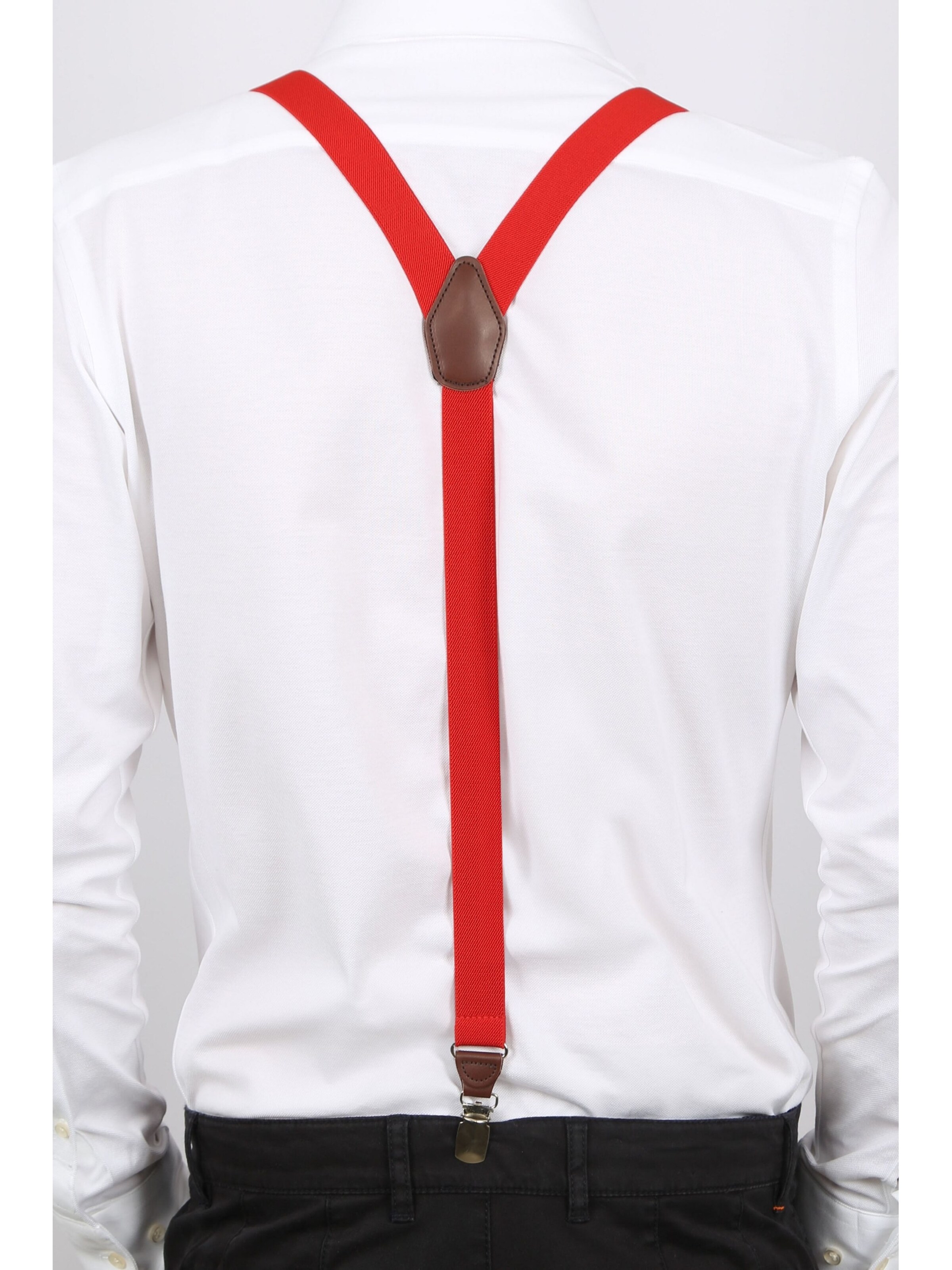 Suitable Suspenders in Red
