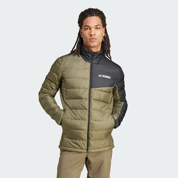Giacca per outdoor di ADIDAS TERREX in verde: frontale
