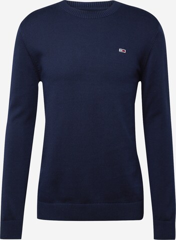 Pull-over 'Essential' Tommy Jeans en bleu : devant