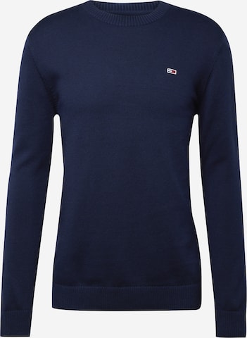 Tommy Jeans Trui 'Essential' in Blauw: voorkant