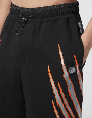 Plein Sport Loose fit Trousers 'Scratch' in Black