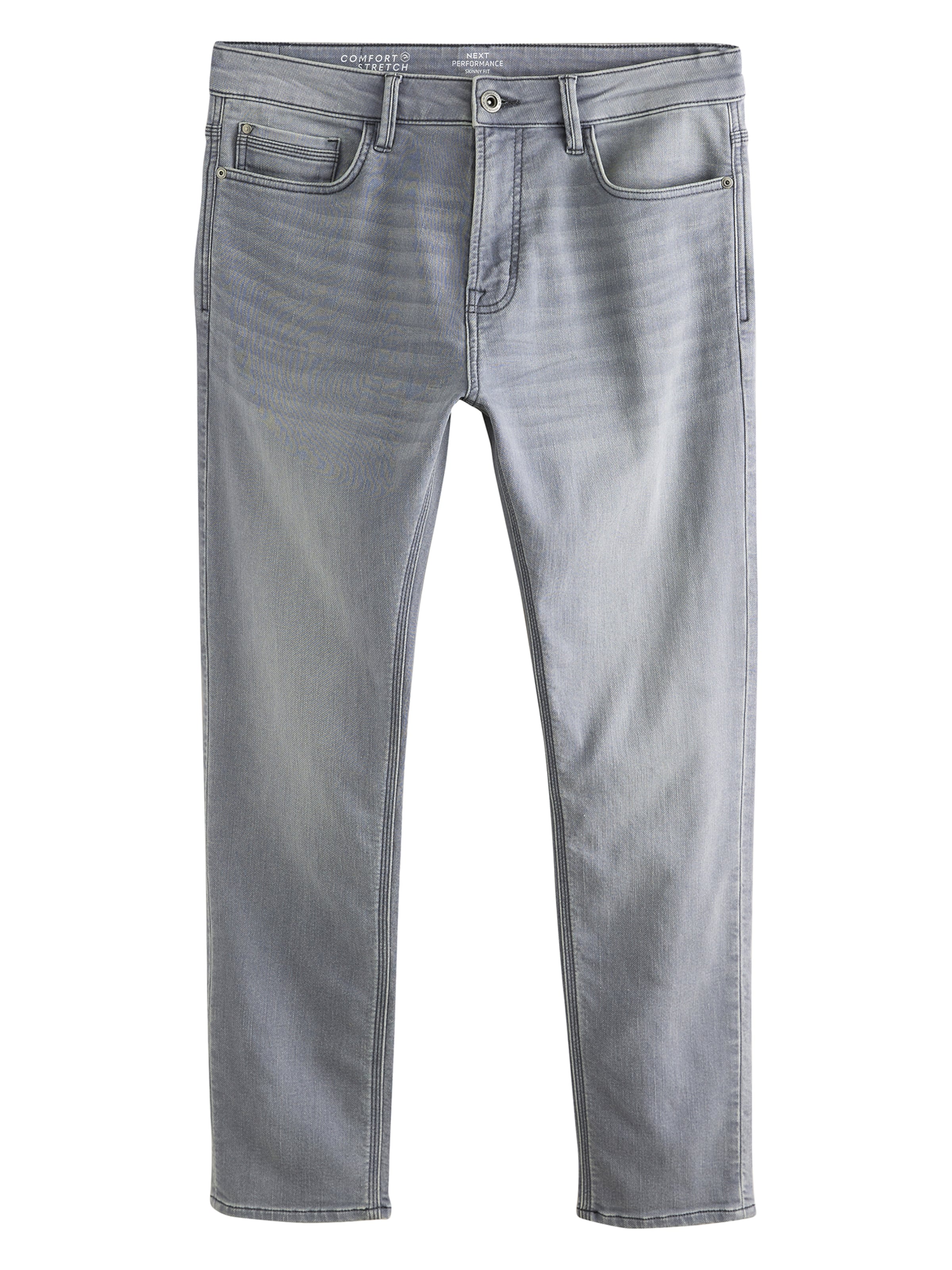 Next Slimfit Jeans in Grau: Vorderseite