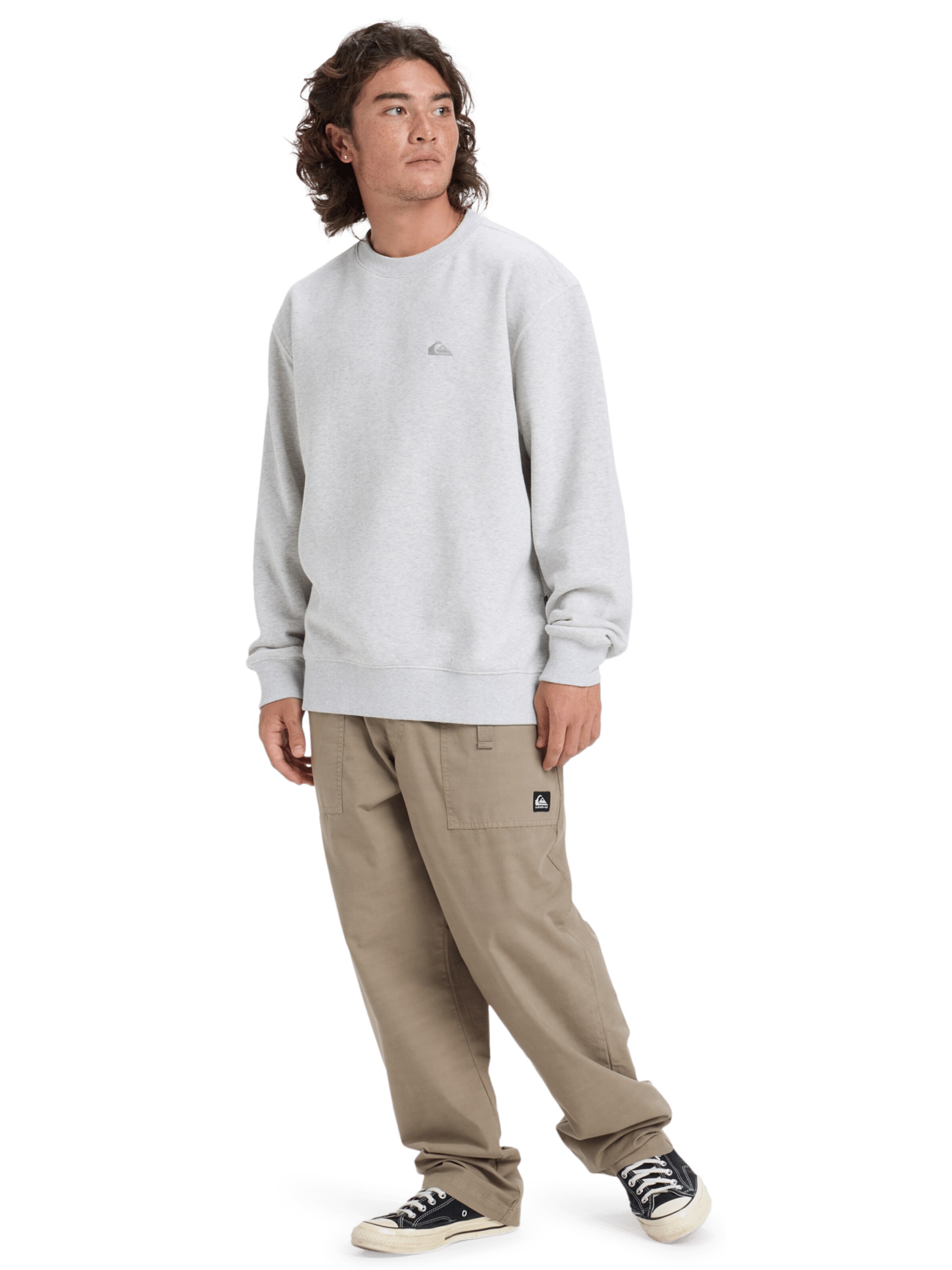 QUIKSILVER Sweatshirt 'Salt Water' in Grey