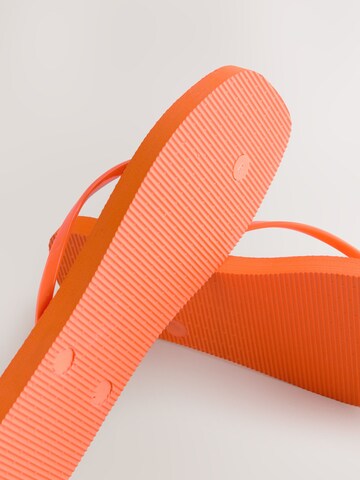Next T-Bar Sandals in Orange