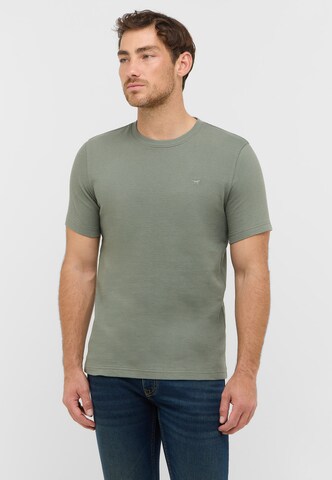 MUSTANG T-Shirt 'Style Austin' in Grün: Vorderseite