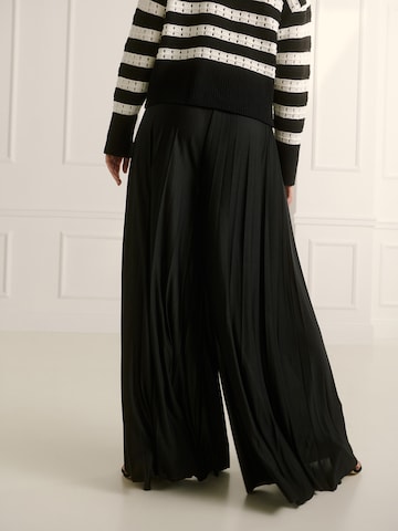 Guido Maria Kretschmer Women Wide leg Pants 'Samantha' in Black